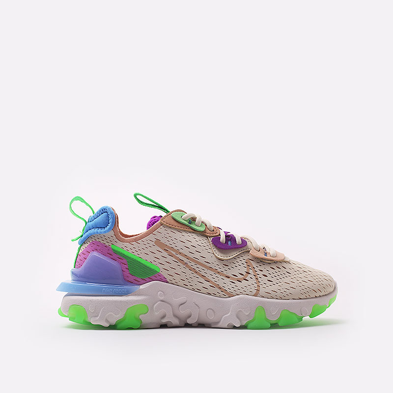 женские бежевые кроссовки Nike WMNS NSW React Vision CI7523-200 - цена, описание, фото 1